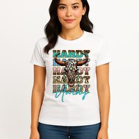 Retro Colorful Animal Name Cute Apparel Personalized Womens T-Shirt