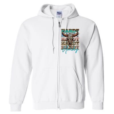 Retro Colorful Animal Name Cute Apparel Personalized Full Zip Hoodie