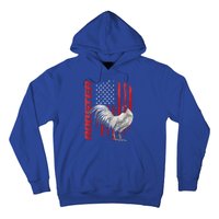 Rooster Chicken American Flag Usa Fighting Cock Cool Gift Hoodie