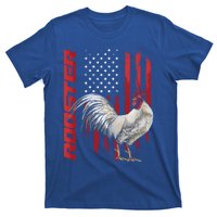 Rooster Chicken American Flag Usa Fighting Cock Cool Gift T-Shirt