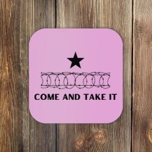 Republican Come And Take It Barbed Wire Patriotic Coaster