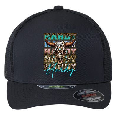 Retro Colorful Animal Name Cute Apparel Personalized Flexfit Unipanel Trucker Cap