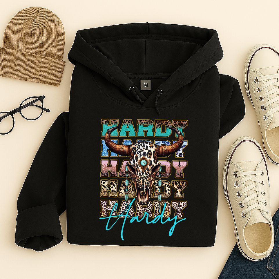 Retro Colorful Animal Name Cute Apparel Personalized Hoodie