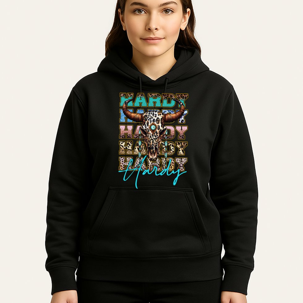 Retro Colorful Animal Name Cute Apparel Personalized Hoodie