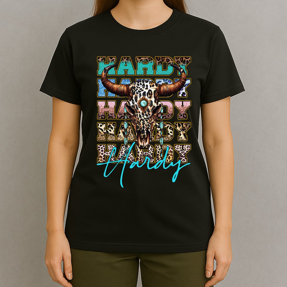 Retro Colorful Animal Name Cute Apparel Personalized T-Shirt