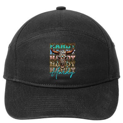 Retro Colorful Animal Name Cute Apparel Personalized 7-Panel Snapback Hat