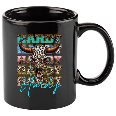 Retro Colorful Animal Name Cute Apparel Personalized 11oz C Handle Ceramic Mug