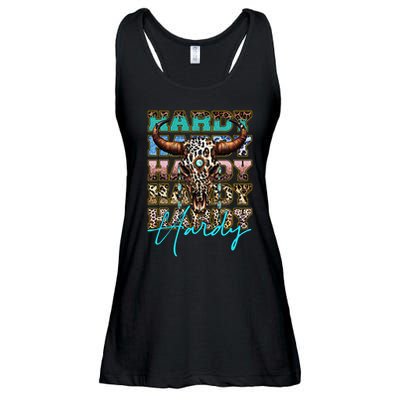Retro Colorful Animal Name Cute Apparel Personalized Ladies Essential Flowy Tank