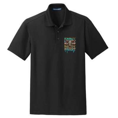 Retro Colorful Animal Name Cute Apparel Personalized Dry Zone Grid Polo