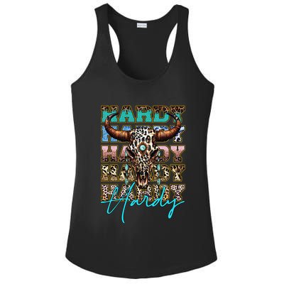 Retro Colorful Animal Name Cute Apparel Personalized Ladies PosiCharge Competitor Racerback Tank