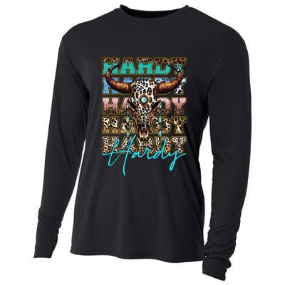 Retro Colorful Animal Name Cute Apparel Personalized Cooling Performance Long Sleeve Crew