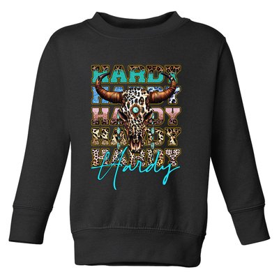 Retro Colorful Animal Name Cute Apparel Personalized Toddler Sweatshirt
