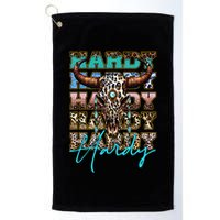 Retro Colorful Animal Name Cute Apparel Personalized Golf Towel