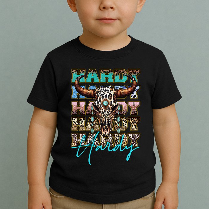 Retro Colorful Animal Name Cute Apparel Personalized Toddler T-Shirt