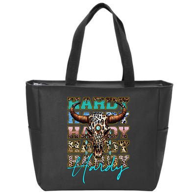 Retro Colorful Animal Name Cute Apparel Personalized Zip Tote Bag
