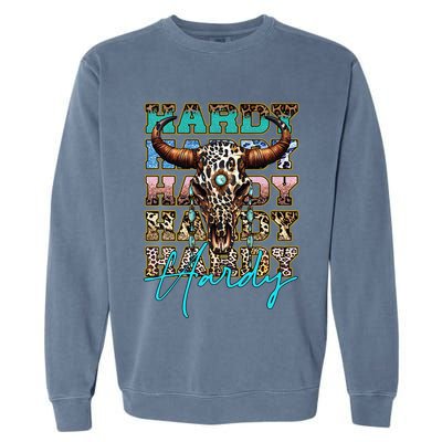 Retro Colorful Animal Name Cute Apparel Personalized Garment-Dyed Sweatshirt