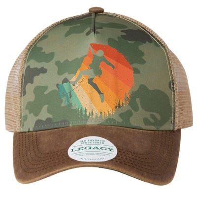Rock Climbing Art Mountain Climber Bouldering Legacy Tie Dye Trucker Hat