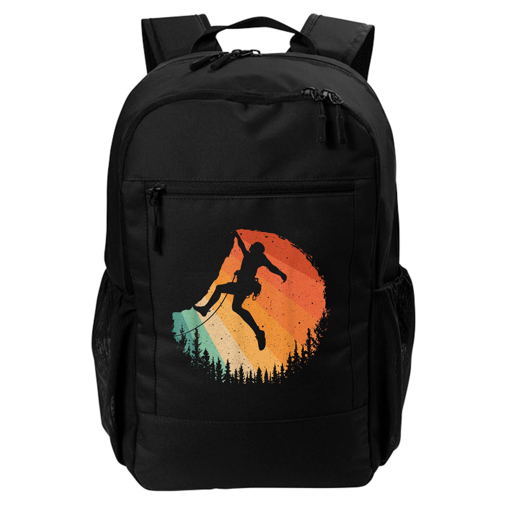 Rock Climbing Art Mountain Climber Bouldering Backpack