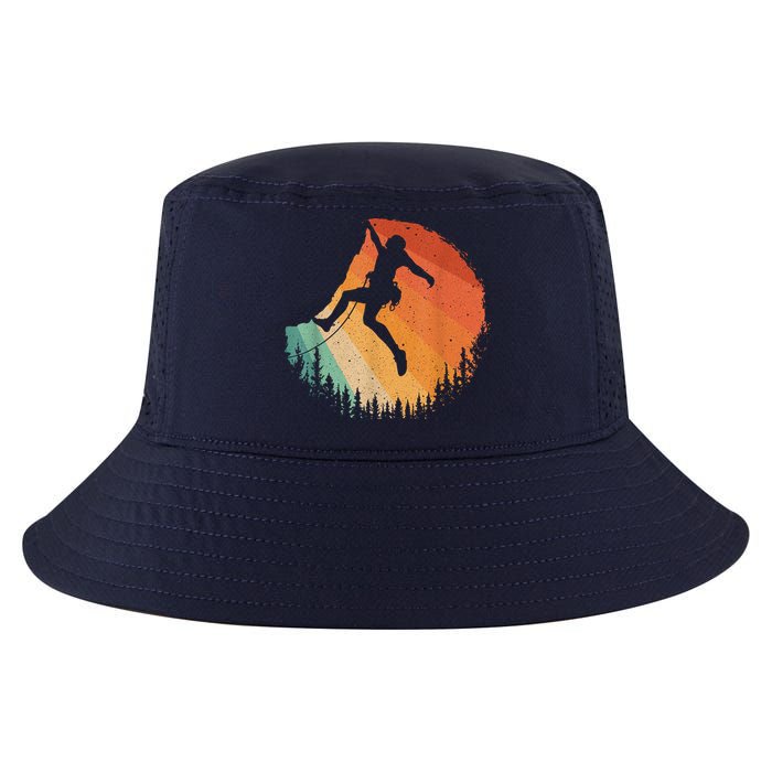 Rock Climbing Art Mountain Climber Bouldering Cool Comfort Performance Bucket Hat
