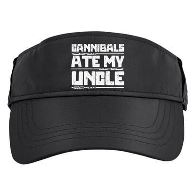 Retro Cannibals Ate My Uncle Joe Biden Satire Trump 2024 Adult Drive Performance Visor