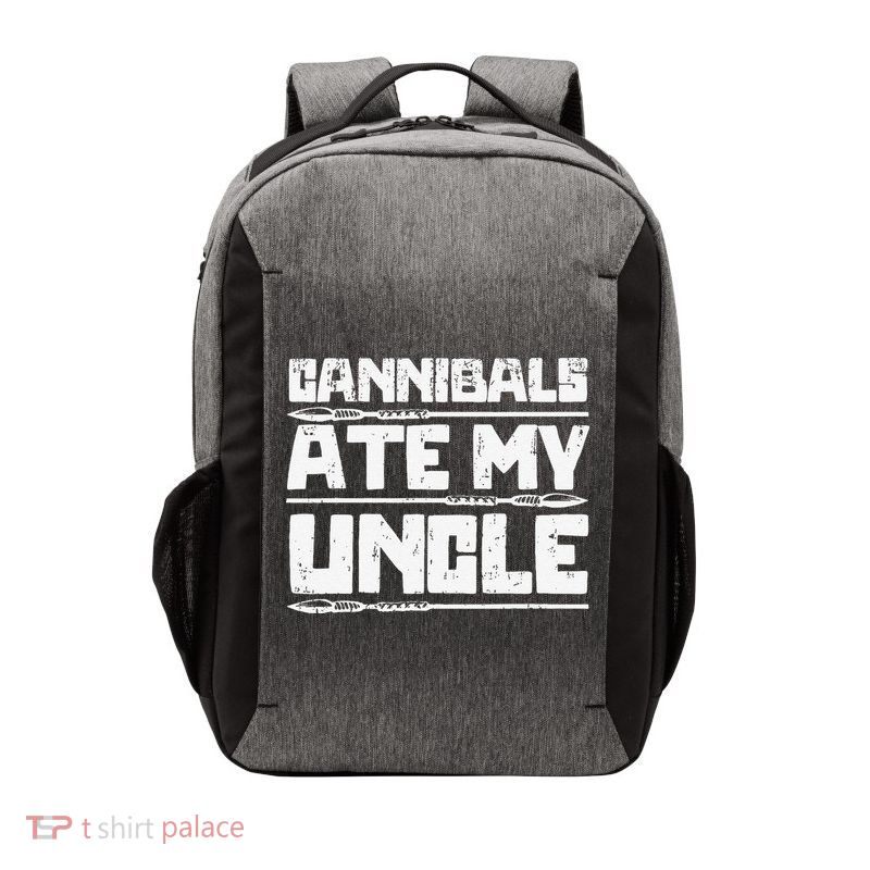 Retro Cannibals Ate My Uncle Joe Biden Satire Trump 2024 Vector Backpack