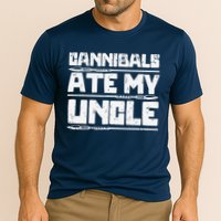 Retro Cannibals Ate My Uncle Joe Biden Satire Trump 2024 Cooling Performance Crew T-Shirt