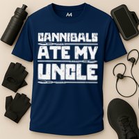 Retro Cannibals Ate My Uncle Joe Biden Satire Trump 2024 Cooling Performance Crew T-Shirt