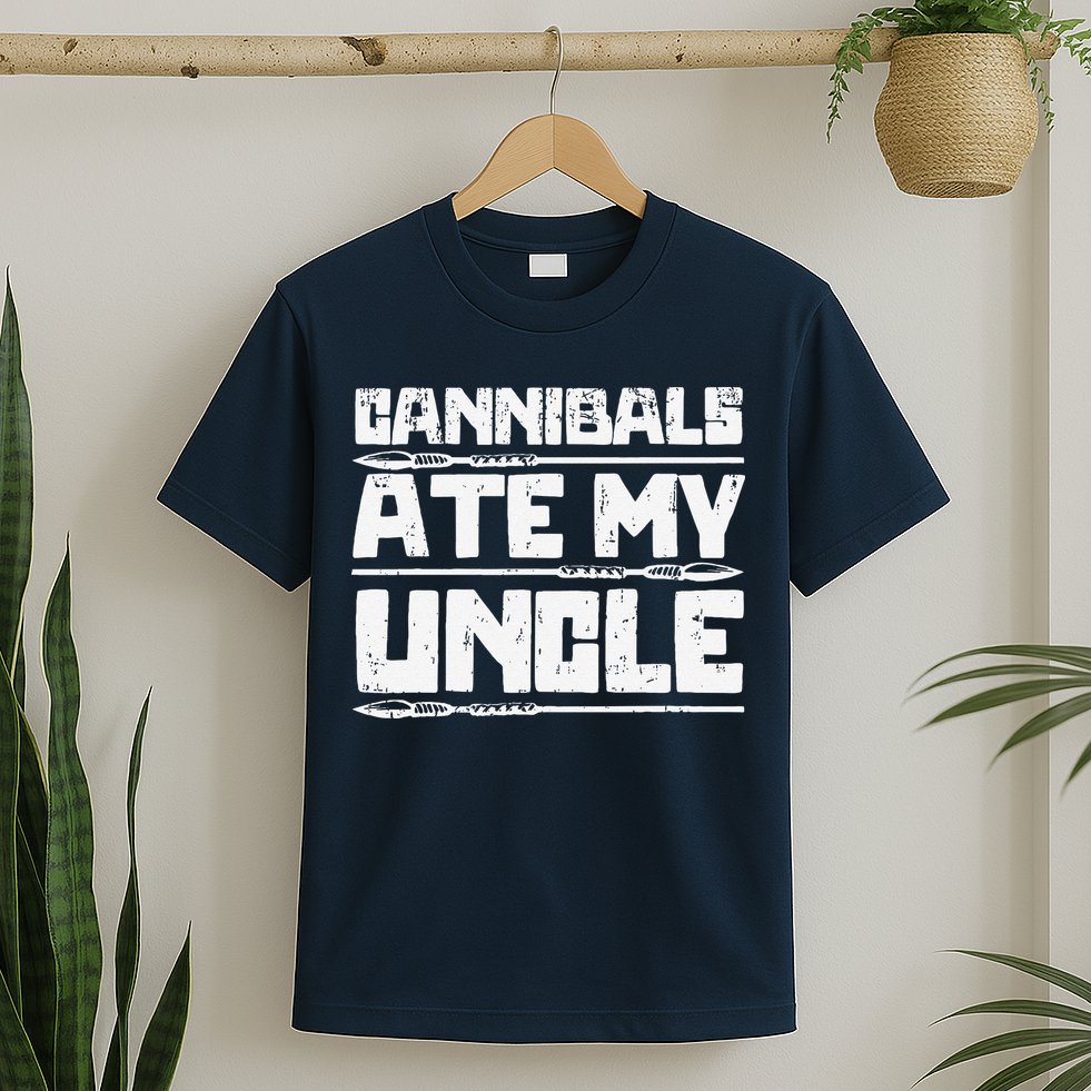 Retro Cannibals Ate My Uncle Joe Biden Satire Trump 2024 T-Shirt