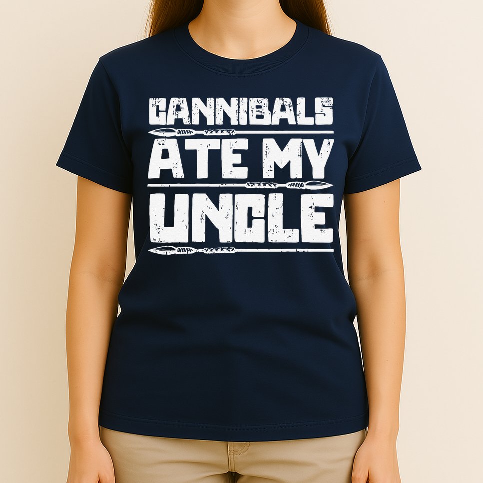 Retro Cannibals Ate My Uncle Joe Biden Satire Trump 2024 T-Shirt