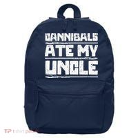 Retro Cannibals Ate My Uncle Joe Biden Satire Trump 2024 16 in Basic Backpack