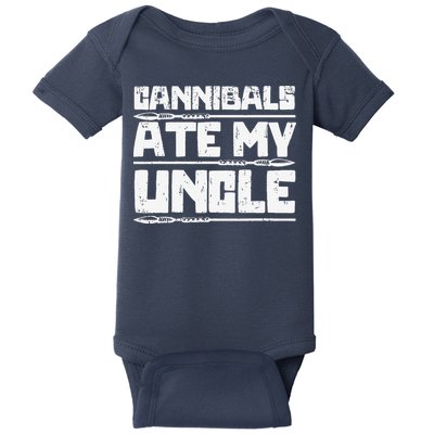 Retro Cannibals Ate My Uncle Joe Biden Satire Trump 2024 Baby Bodysuit