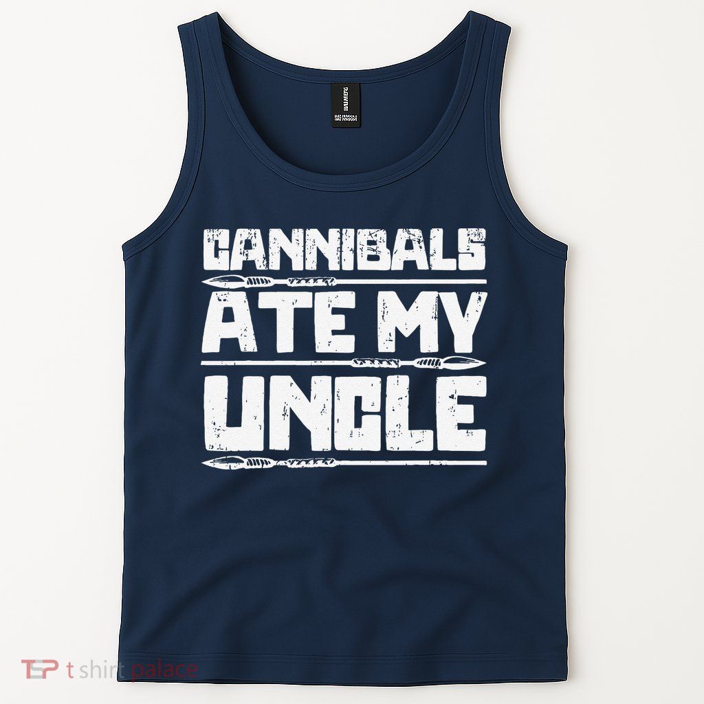 Retro Cannibals Ate My Uncle Joe Biden Satire Trump 2024 Tank Top
