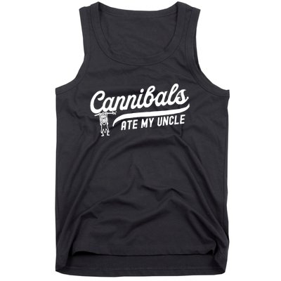 Retro Cannibals Ate My Uncle Funny Joe Bidens Tank Top