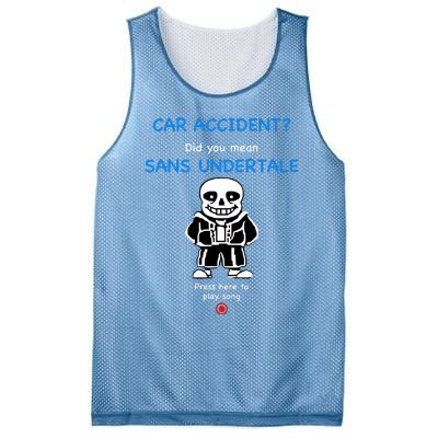 Ridgelandmicronation Car Accident Did You Mean Sans Undertale Press Here To Play Mesh Reversible Basketball Jersey Tank