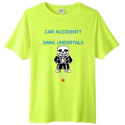 Ridgelandmicronation Car Accident Did You Mean Sans Undertale Press Here To Play Tall Fusion ChromaSoft Performance T-Shirt