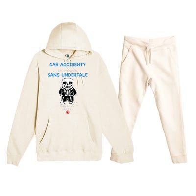 Ridgelandmicronation Car Accident Did You Mean Sans Undertale Press Here To Play Premium Hooded Sweatsuit Set