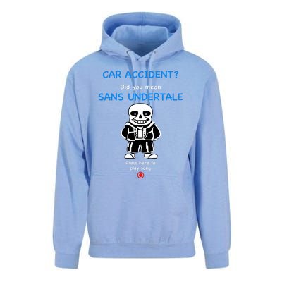 Ridgelandmicronation Car Accident Did You Mean Sans Undertale Press Here To Play Unisex Surf Hoodie