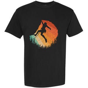 Rock Climbing Art For Women Mountain Climber Bouldering Garment-Dyed Heavyweight T-Shirt