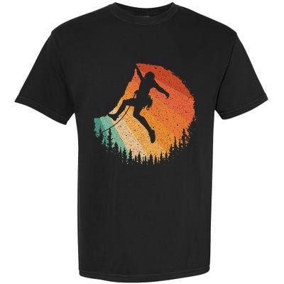 Rock Climbing Art For Women Mountain Climber Bouldering Garment-Dyed Heavyweight T-Shirt