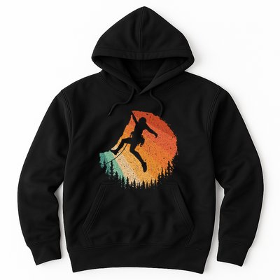 Rock Climbing Art For Women Mountain Climber Bouldering Hoodie