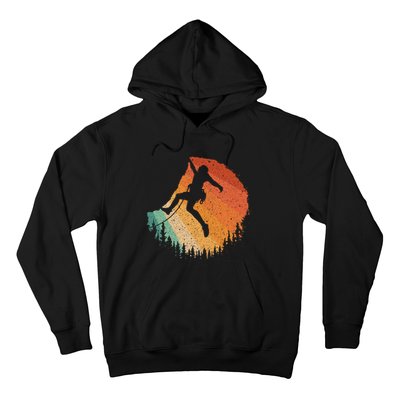 Rock Climbing Art For Women Mountain Climber Bouldering Hoodie