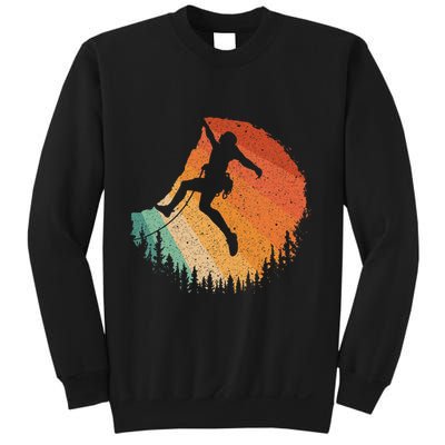 Rock Climbing Art For Women Mountain Climber Bouldering Sweatshirt