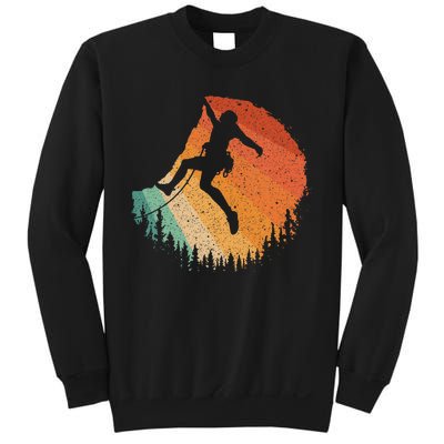 Rock Climbing Art For Women Mountain Climber Bouldering Sweatshirt