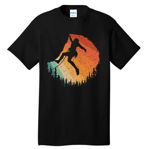 Rock Climbing Art For Women Mountain Climber Bouldering Tall T-Shirt