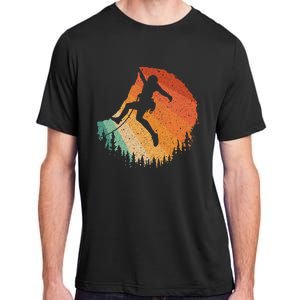 Rock Climbing Art For Women Mountain Climber Bouldering Adult ChromaSoft Performance T-Shirt