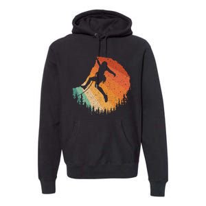 Rock Climbing Art For Women Mountain Climber Bouldering Premium Hoodie