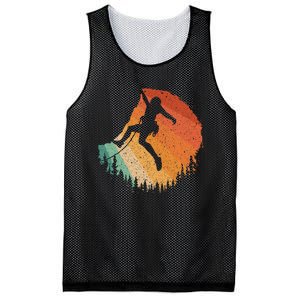 Rock Climbing Art For Women Mountain Climber Bouldering Mesh Reversible Basketball Jersey Tank