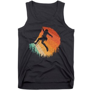 Rock Climbing Art For Women Mountain Climber Bouldering Tank Top