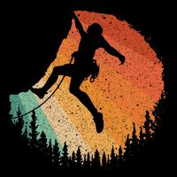 Rock Climbing Art For Women Mountain Climber Bouldering Womens T-Shirt