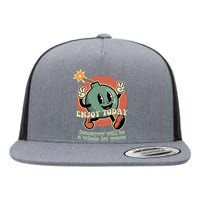 Retro Cartoon Bomb Nihilism Classic Fit Crew Neck Flat Bill Trucker Hat